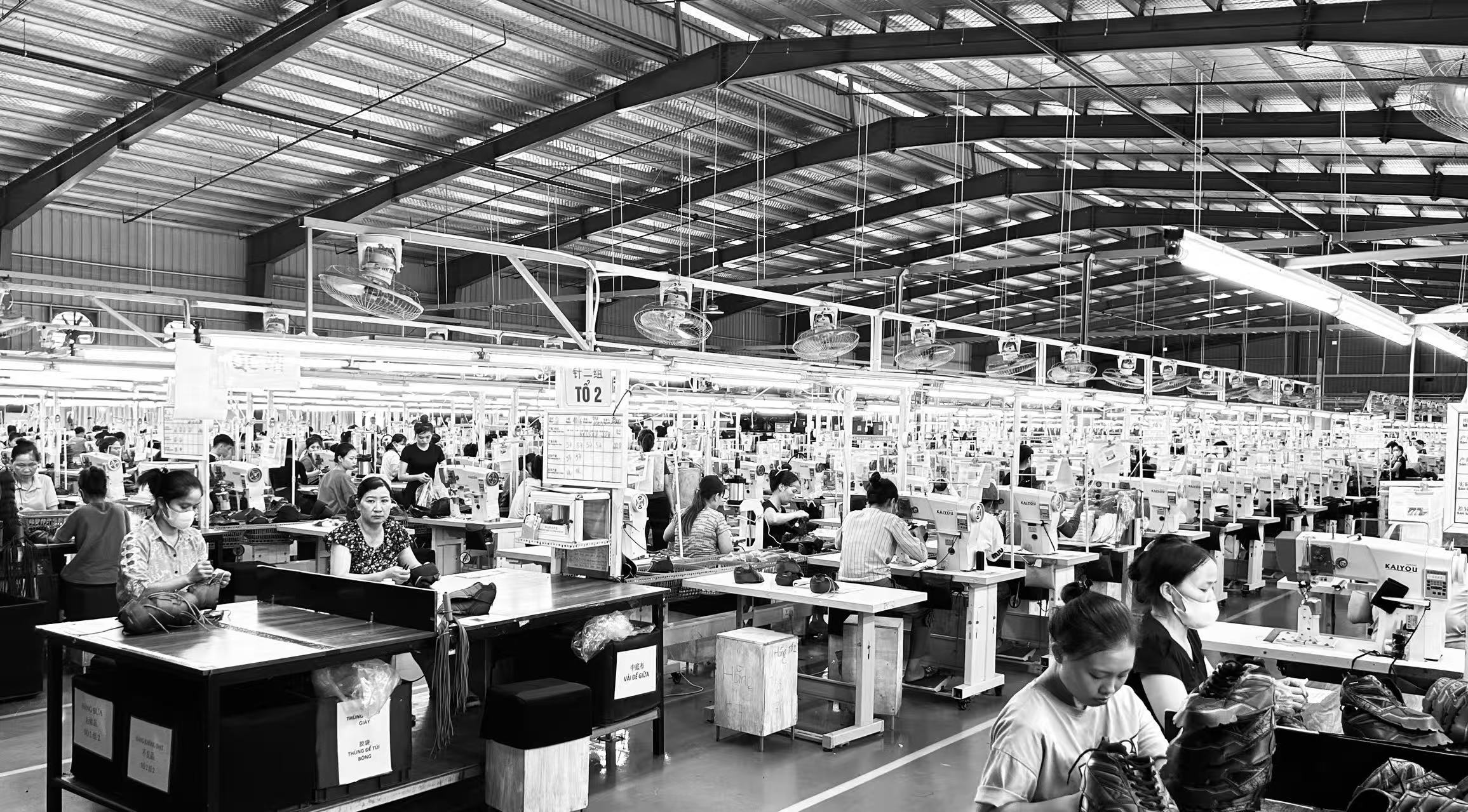 縫製品質の検査工程